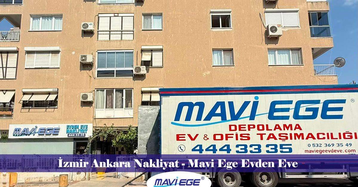 Mavi Ege Nakliyat kapalı kasa aracıyla İzmir Ankara güzergahında eşya taşıyorken